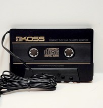 Koss Compact Disc CD Cassette Car Adapter Converter OB Vintage - £20.43 GBP