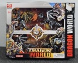 Dragon World 4 Piece Silver Look Dragons 2021 By Colorful Toy￼ - £11.41 GBP