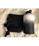  64 oz Water Bottle Double Wall Vacuum Insulated Stainless Steel W/ Pouch/Strap - $29.95