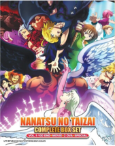 The Seven Deadly Sins Season 1-5 (1-100) +2 OVA +Movie +SP~DVD Anime English Dub - £29.63 GBP