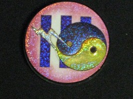 RARE YING YANG LIGHTNING BOLT POG SLAMMER - $15.83