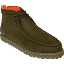 Men's TAYNO Wallabee Style Chukka Boots Soft Micro Suede MOJAVE S Olive image 2