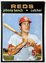 1971 Topps #250 Johnny Bench Reprint - MINT - Cincinnati Reds - £1.58 GBP
