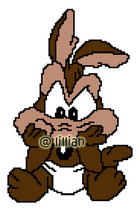 Baby Wile E Coyote Cross Stitch Pattern - $2.95