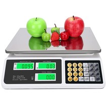 Digital Commercial Price Scale 88Lb/40Kg Price Computing Scale, Food, Deli - £71.31 GBP