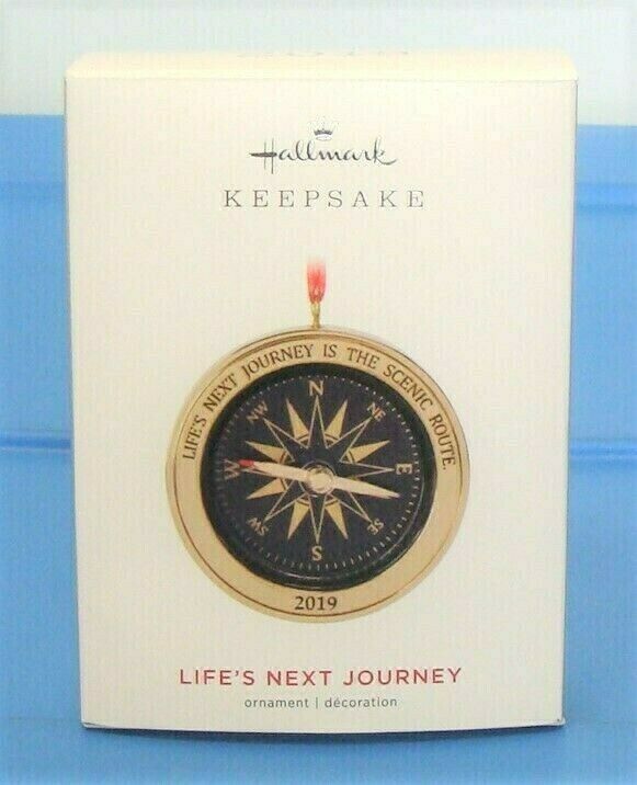 2019 Hallmark Keepsake Life's Next Journey Metal Compass Ornament Graduation - £47.08 GBP