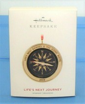 2019 Hallmark Keepsake Life&#39;s Next Journey Metal Compass Ornament Gradua... - £44.02 GBP