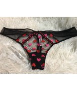 Victoria’s Secret Dream Angels New Hearts Embroidery Thong Medium nwt - £17.94 GBP