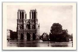 RPPC Gotico Cathedral Notre Dame De Parigi Francia Unp Cartolina U24 - $10.20