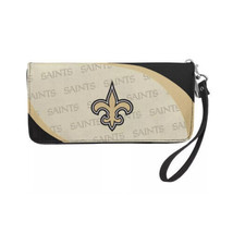 New Orleans Saints NFL Women&#39;s Curve Zip Organizer Wallet / Purse - £14.16 GBP