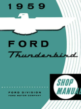 1959 Ford Thunderbird Service Shop Workshop Repair Manual NEW - £72.10 GBP