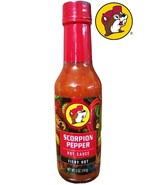 Buc-ee&#39;s Scorpion Pepper Hot Sauce 5 Oz Glass Bottle - £9.85 GBP