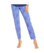 NWT Ladies IBKUL PERIWINKLE BLUE SNAKE Pullon Golf Ankle Pants - 6 8 10 ... - £47.40 GBP