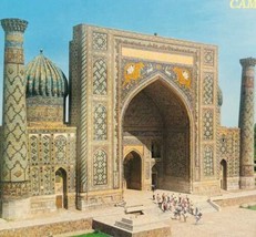 1989 Uzbekistan Postcard Samarkand Registan Square Shyr Dor Madrasah C82A5 - $24.99