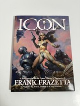 ICON Frank Frazetta  HCDJ OOP 1st Hardcover Edition 1998 Retrospective - $38.22