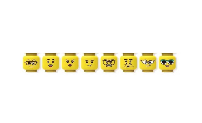 Customizing Head Set Yellow Set E Diy Custom Minifigures - $8.81