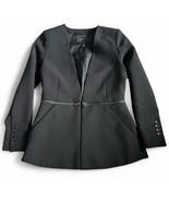 BCBG Maxazria Women’s Blazer Jacket Coat Sz XXS Black Zipper Detail Bcbg... - $55.50 CAD