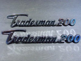 1971 - 77 Dodge Tradesman 200 Van Emblems OEM PAIR 2956457 72 73 74 75 76  - £70.78 GBP