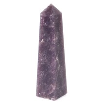 Purple Lavender Lepidolite Tower - Healing Crystal - Meditation - Reiki - Chakra - £31.64 GBP