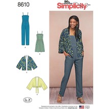 Simplicity Sewing Pattern 8610 Misses Kimono Jumpsuit Dress Size 6-14 - $8.96