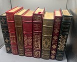 Lot Of 8 Books Franklin Library  Genuine Leather Very Good - £92.92 GBP