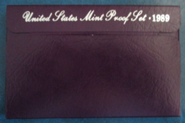 1989 U.S. Mint Proof Set (5 Coins) In Original Packaging - £5.58 GBP