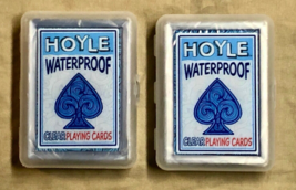 HOYLE Waterproof CLEAR Playing Cards - SEALED CARDS - 2 PACKS - £13.89 GBP