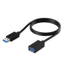 SABRENT 22AWG USB 3.0 Extension Cable - A-Male to A-Female [Black] 3 Feet (CB-30 - £12.14 GBP