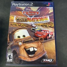 Cars Mater-National PS2 PlayStation 2 + Poster - Complete CIB - £11.27 GBP