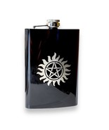 8oz BLACK Anti Possession Flask - $403.41 MXN