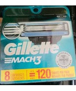 4 packs Gillette Mach3 Razor Blade Refills, 8 ct. Cartridges (K5) - $55.17