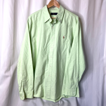 Ralph Lauren Mens Vintage Button Front Shirt Sz XL - £13.36 GBP