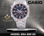 CASIO EDIFICE Reloj analógico/digital de acero inoxidable para hombre ER... - £91.46 GBP