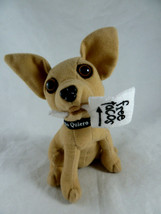 Vintage Yo Quiero Taco Bell Dog 6” Chihuahua Stuffed Plush Free Tacos Sign - £9.48 GBP