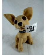 Vintage Yo Quiero Taco Bell Dog 6” Chihuahua Stuffed Plush Free Tacos Sign - $11.87