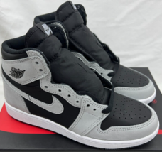 Nike Air Jordan 1 Retro High OG Shadow 2.0 Grey GS 575441-035 Youth Size 5Y - £157.89 GBP