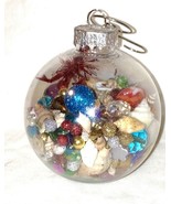 Ornament Sparkle  with sea shells and glitter   CHRISTMAS - $223.56 MXN