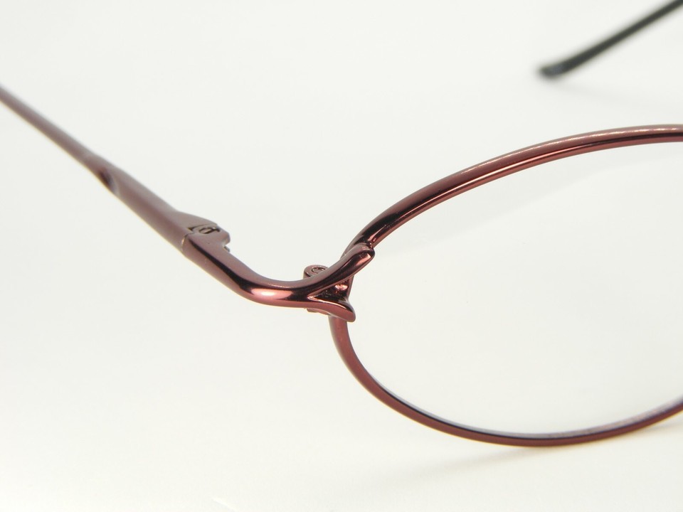 NEW PeachTree by CAPRI PT77 BURGUNDY EYEGLASSES GLASSES METAL FRAME 49-19-130mm Item image 5