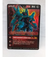 Foil Rare Rakan Dahkarans Double-Wolf Gundam War CCG Card U-N24 1st Edition  - $24.74