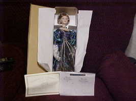 18&quot; Porsche Peacock Porcelain Doll With Box Heritage Signature Collection COA - £39.86 GBP