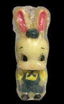 Vintage 1970’s Easter Bunny Hand Painted Foam Wax Candle Robert Alan 6.5&quot; VHTF - £31.56 GBP