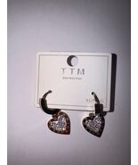 TTM women earrings -stainless steel - HEARTS - $20.00