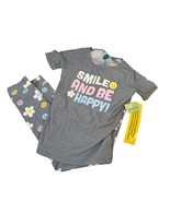 Extremely Me Girls 2-Piece Pajama Set Smile And Be Happy Size 6X Polyest... - $16.82