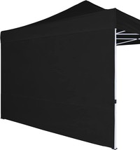 COOSHADE SunWall for 12x12 Pop Up Canopy Tent, 1 Pack Sidewall Only (Black) - £30.36 GBP