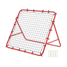 VEVOR Soccer Rebounder Rebound Net, Kick-Back 39"x39", Football Training... - $31.99