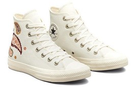 Converse Women&#39;s Chuck Taylor All Star HI Top Sneaker Size 7M Beige 572544F - $1,393.74 MXN