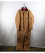 Vtg 90s Streetwear Mens Large Tall Quilted Canvas Coveralls Overalls Bro... - $108.55 CAD