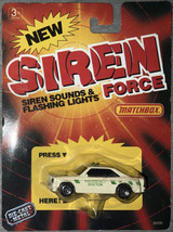 Siren Force-Emergency Doctor, Pace Car (Matchbox, 1990) New On Card - $56.09