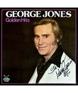 GEORGE JONES Autographed Signed Record Album Cover GOLDEN HITS JSA CERTI... - $701.34 CAD