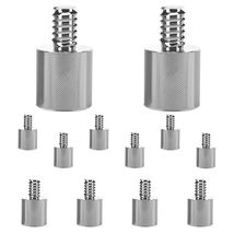 Mic Stand Adapter 12 Pieces 5/8 Female to 1/4 Inch Male Screw Thread Con... - $12.64